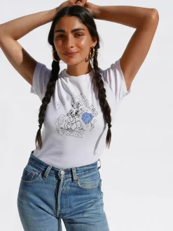 Réalisation Par Tees|Tops^Bunny Tee - Blue Heart BlueHeart