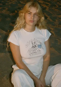 Réalisation Par Tees|Tops^Bunny Tee - Blue Heart BlueHeart