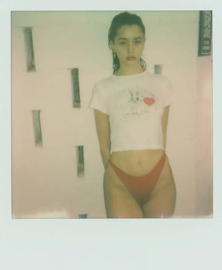 Réalisation Par Tees|Tops^Bunny Tee - Red Heart RedHeart