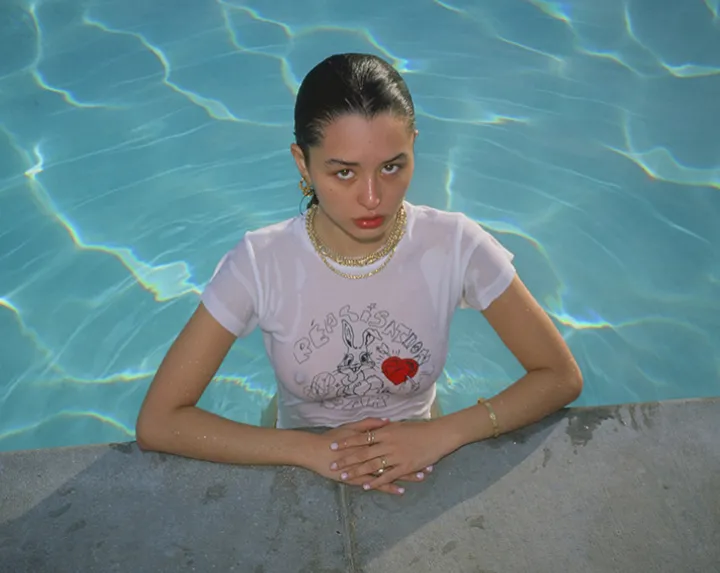 Réalisation Par Tees|Tops^Bunny Tee - Red Heart RedHeart