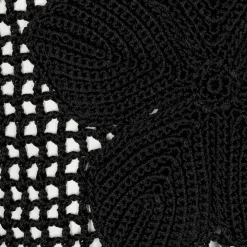 Réalisation Par Knitwear|Tops^Crochet Flower Top - Black