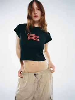 Réalisation Par Tees|Tops^Exotica Erotica Tee - Black