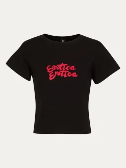 Réalisation Par Tees|Tops^Exotica Erotica Tee - Black
