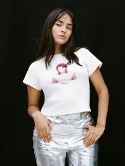 Réalisation Par Tees|Tops^Pin Ups Baby Tee - White