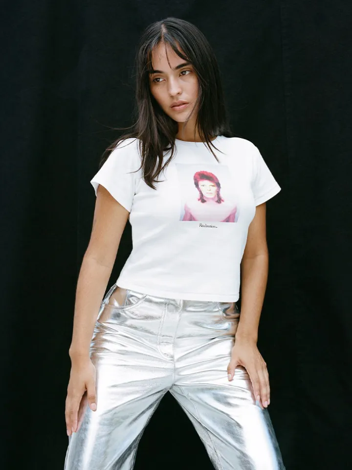 Réalisation Par Tees|Tops^Pin Ups Baby Tee - White
