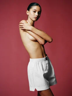 Réalisation Par Bottoms|Sleepwear^Réal Boxer Shorts - White
