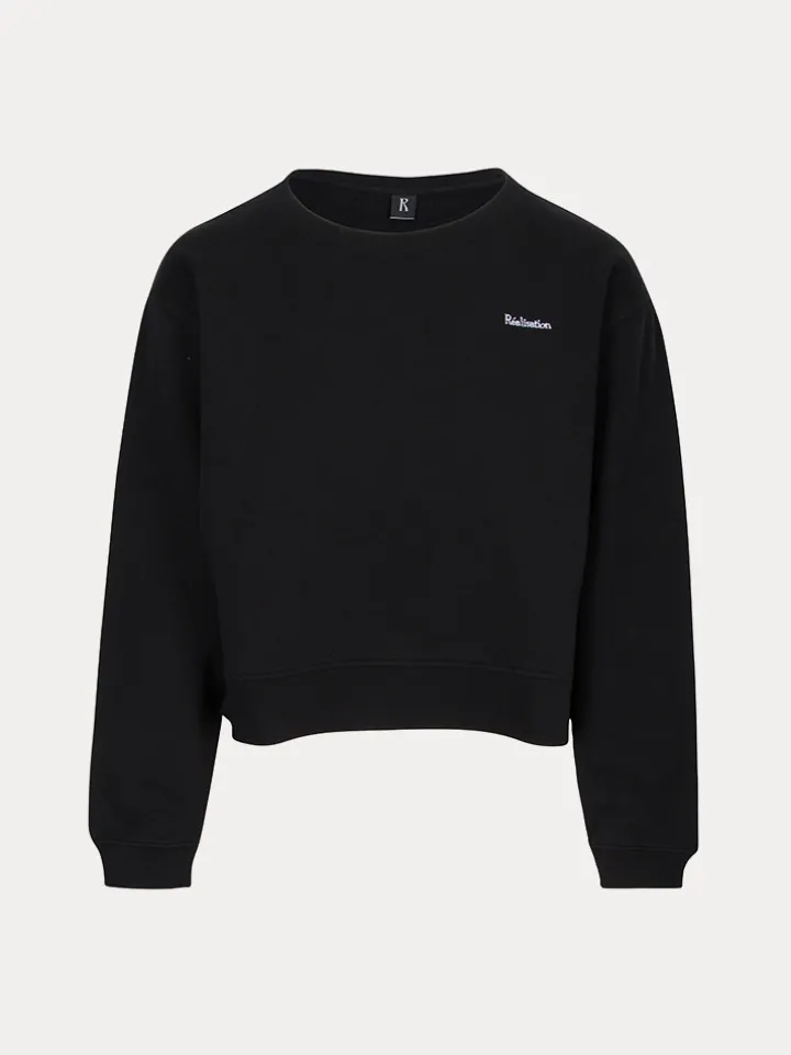 Réalisation Par Tops|Sweats^Réal Sweatshirt - Black