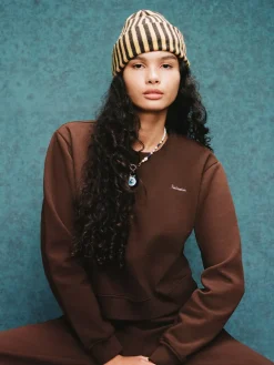 Réalisation Par Sweats|Tops^Réal Sweatshirt - Chocolate