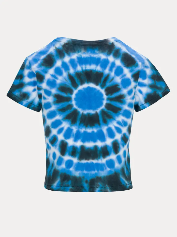Réalisation Par Tees|Tops^Réal Tie Dye Logo Tee - Lagoon