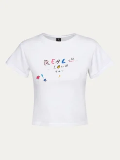 Réalisation Par Tops|Tees^Real Love Tee - White