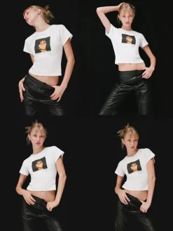 Réalisation Par Tees|Tops^Studio Baby Tee - White