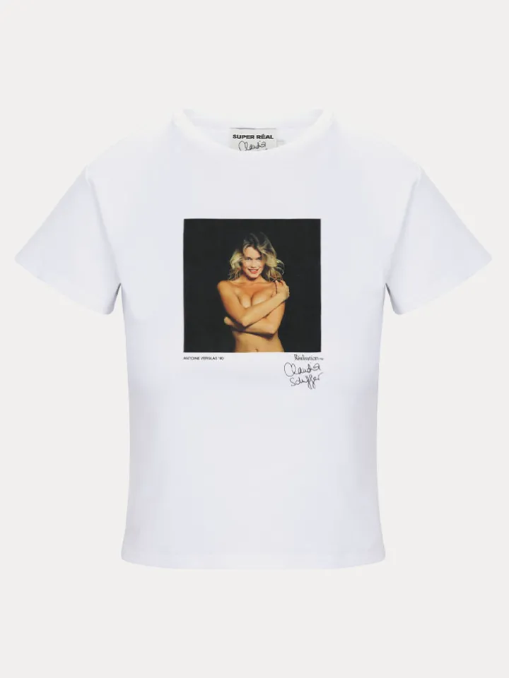 Réalisation Par Tees|Tops^Studio Baby Tee - White