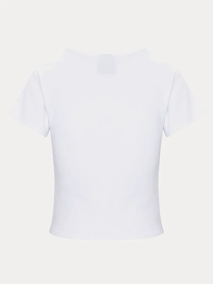 Réalisation Par Tees|Tops^Studio Baby Tee - White