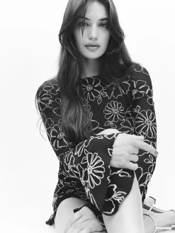 Réalisation Par Dresses^The Brigitte - Embroidered Fleur EmbroideredFleur
