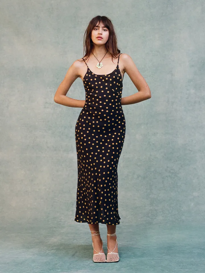 Réalisation Par Dresses^The Iggy - Yellow Polka Dot YellowPolkaDot