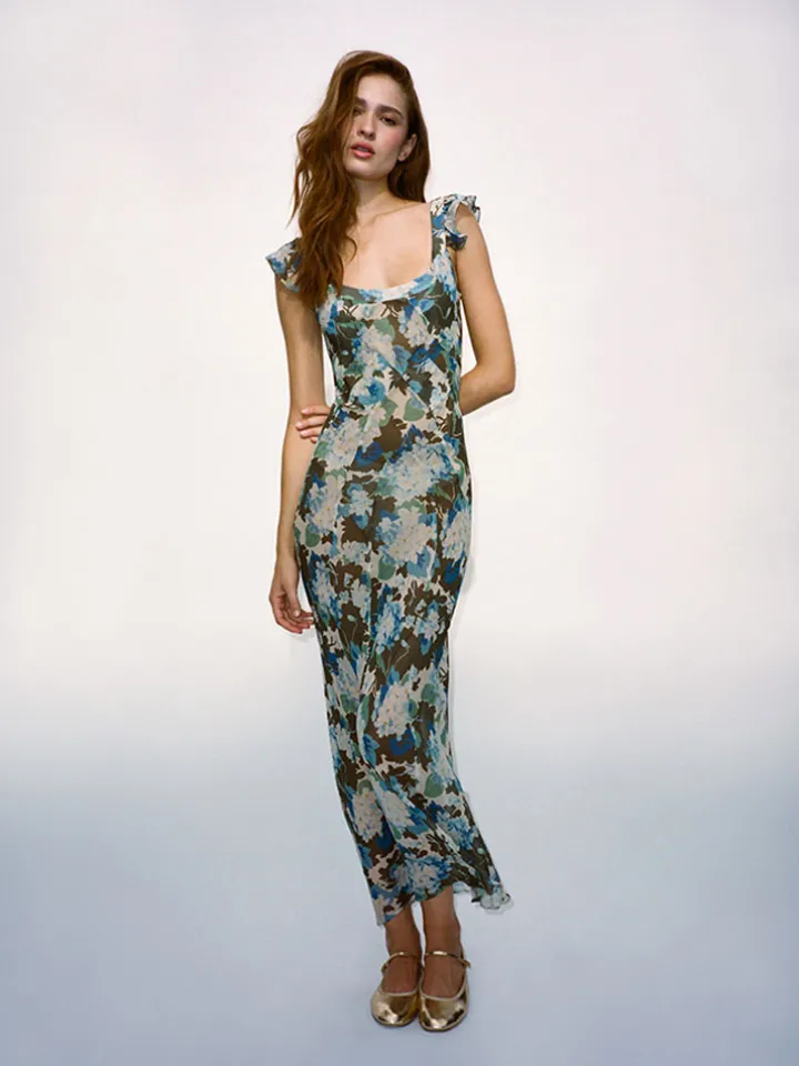 Réalisation Par Dresses^The Lila - Blue Hydrangea BlueHydrangea