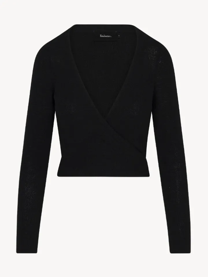 Réalisation Par Knitwear|Tops^The Maisie Cardigan - Black