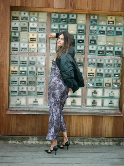 Réalisation Par Dresses^The Penelope - Purple Leopard PurpleLeopard