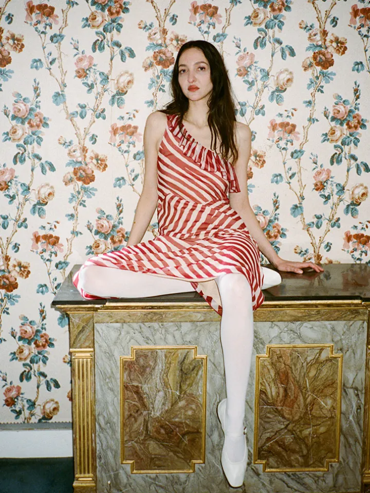 Réalisation Par Dresses^The Theodora - Candy Stripe CandyStripe