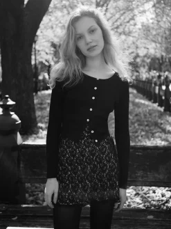 Réalisation Par Knitwear|Tops^The Winona Cardigan - Black