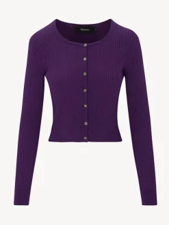 Réalisation Par Knitwear|Tops^The Winona Cardigan - Deep Purple DeepPurple