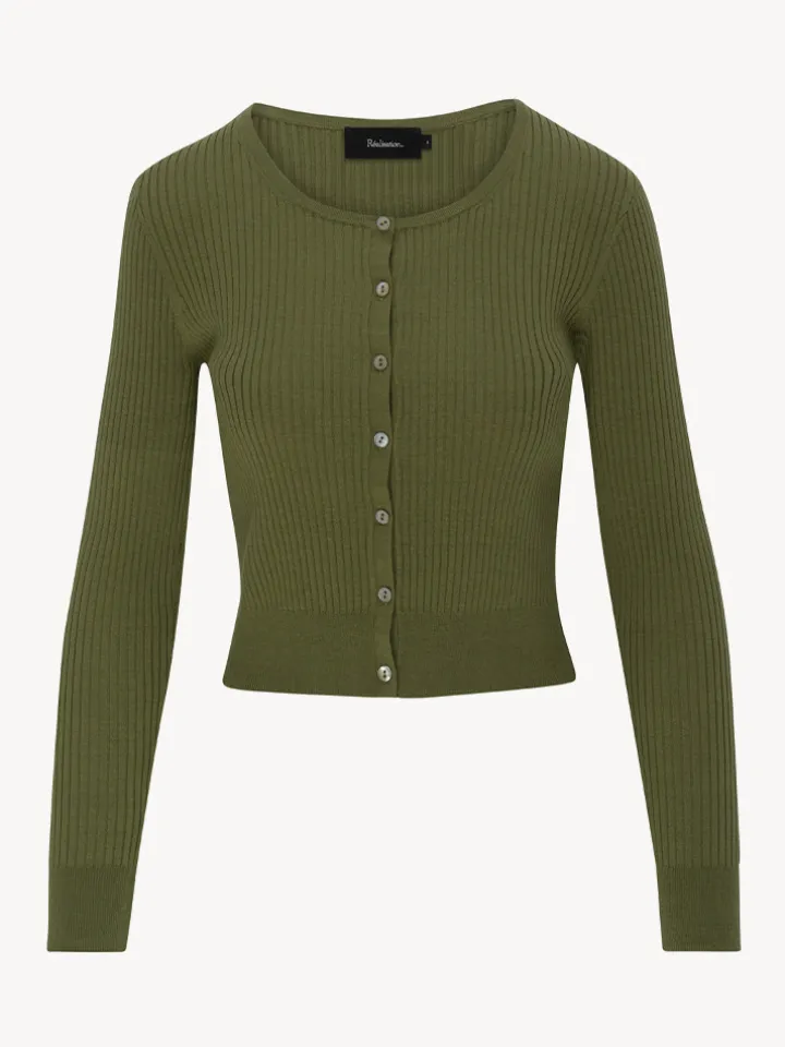 Réalisation Par Knitwear|Tops^The Winona Cardigan - Olive