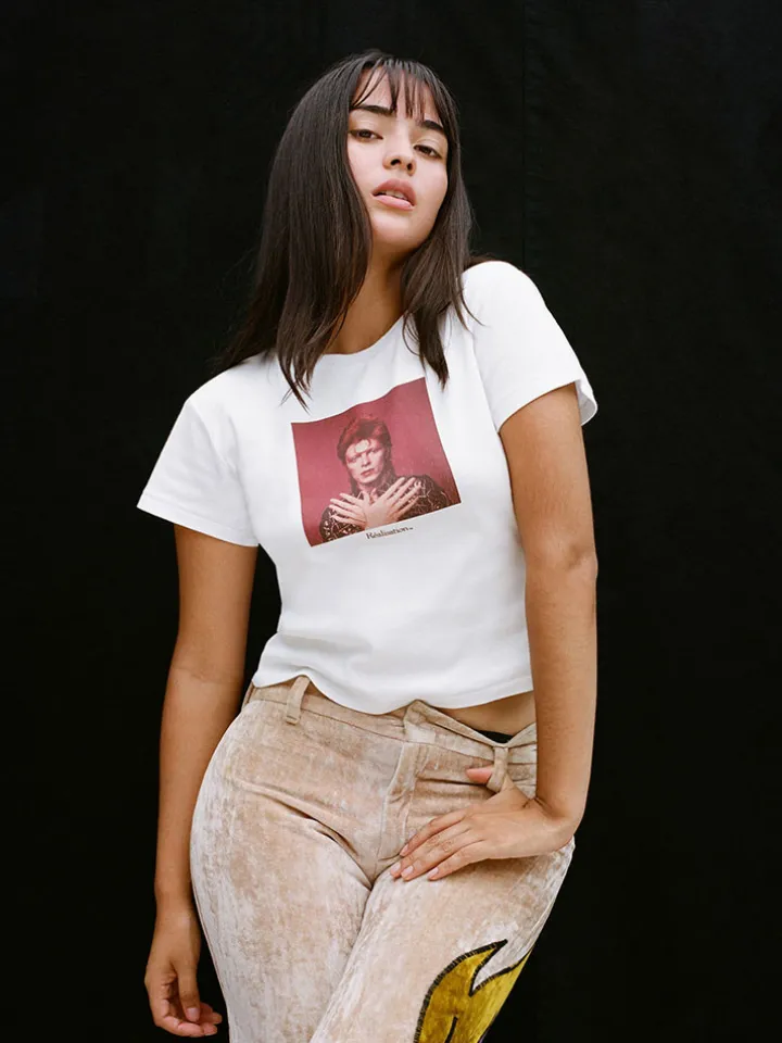 Réalisation Par Tees|Tops^Watch That Man Baby Tee - White