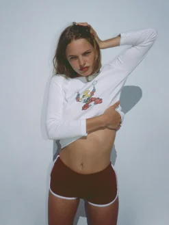 Réalisation Par Tees|Tops^Yee Ha! Long Sleeve Tee - White