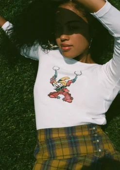 Réalisation Par Tees|Tops^Yee Ha! Long Sleeve Tee - White