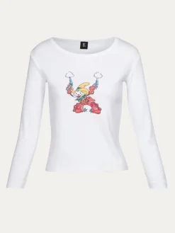 Réalisation Par Tees|Tops^Yee Ha! Long Sleeve Tee - White