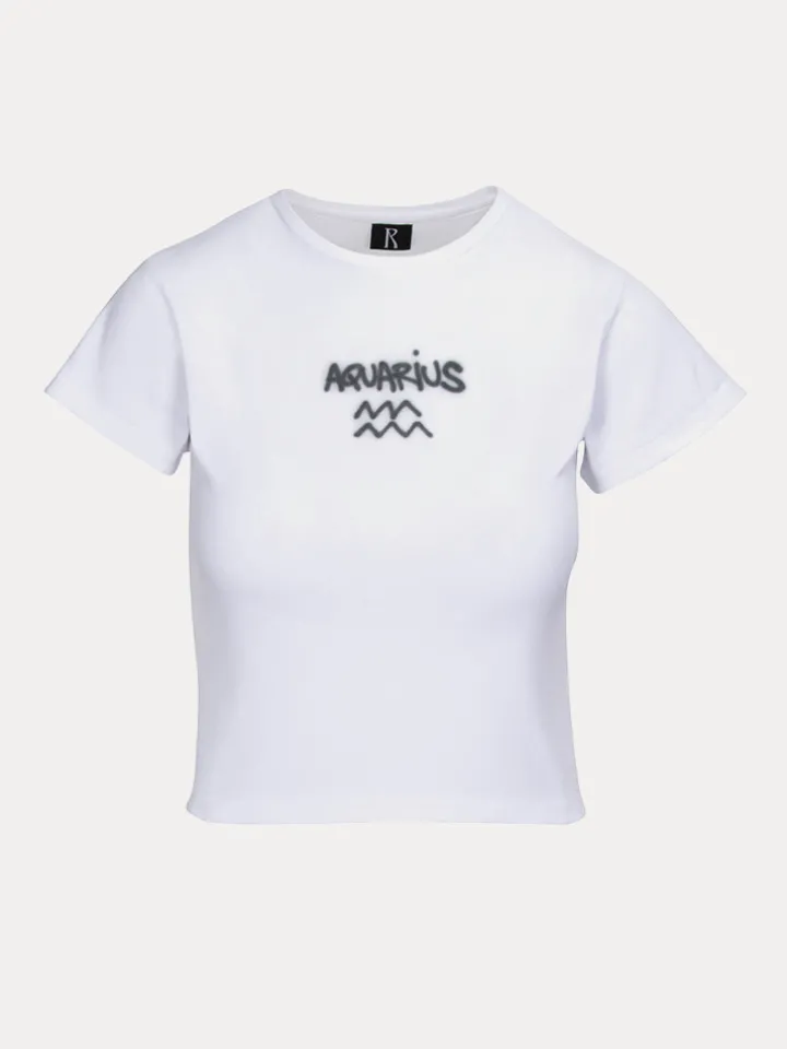 Réalisation Par Tees|Tops^Zodiac Tee - Aquarius